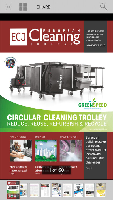 Emulate iPhone app European Cleaning Journal using MyAndroid