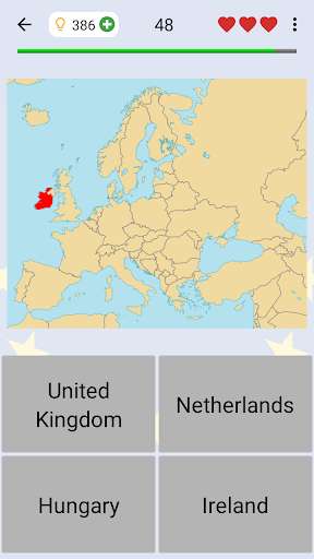 Run android online APK European Countries - Maps, Flags and Capitals Quiz from MyAndroid or emulate European Countries - Maps, Flags and Capitals Quiz using MyAndroid
