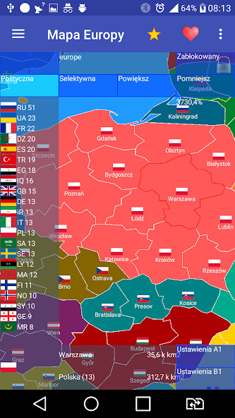 Run android online APK Europe map from MyAndroid or emulate Europe map using MyAndroid Run android online APK Europe map from MyAndroid or emulate Europe map using MyAndroid
