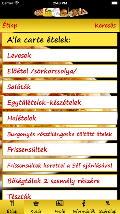Emulate iPhone app Euro Petrol Étterem using MyAndroid Emulate iPhone app Euro Petrol Étterem using MyAndroid