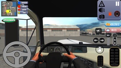 Emulate iPhone app Europe Truck Simulator using MyAndroid