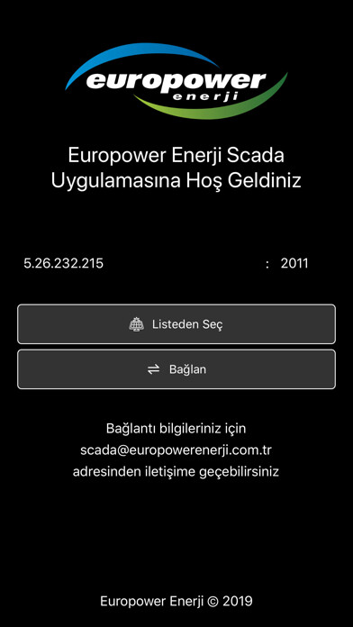 Emulate iPhone app Europower Scada using MyAndroid