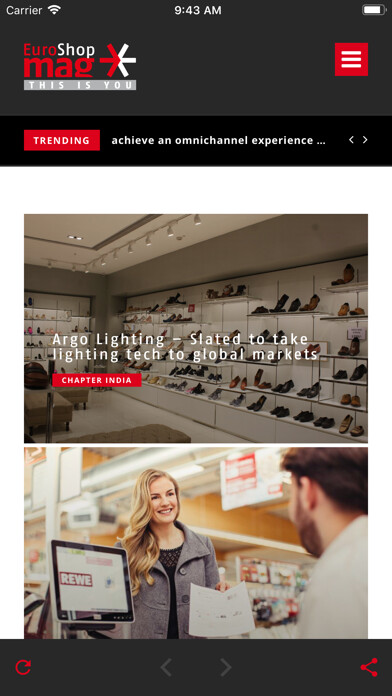 Emulate iPhone app EuroShop mag using MyAndroid Emulate iPhone app EuroShop mag using MyAndroid