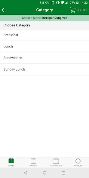 Emulate Android APK Eurospar Dungiven