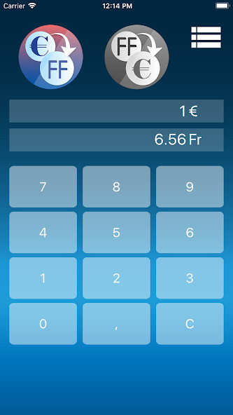 Run android online APK Euro to Frenc Franc Converter from MyAndroid or emulate Euro to Frenc Franc Converter using MyAndroid