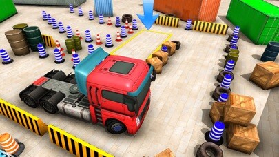 Emulate iPhone app Euro Truck Parking Games using MyAndroid