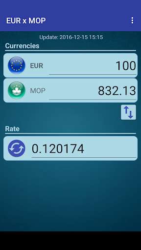 Run android online APK Euro x Macanese Pataca from MyAndroid or emulate Euro x Macanese Pataca using MyAndroid
