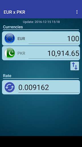 Run android online APK Euro x Pakistan Rupee from MyAndroid or emulate Euro x Pakistan Rupee using MyAndroid