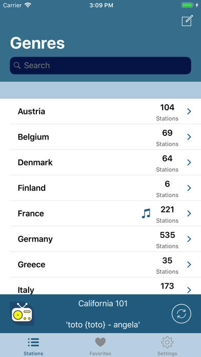 Emulate iPhone app EURRadio - European Radio using MyAndroid Emulate iPhone app EURRadio - European Radio using MyAndroid
