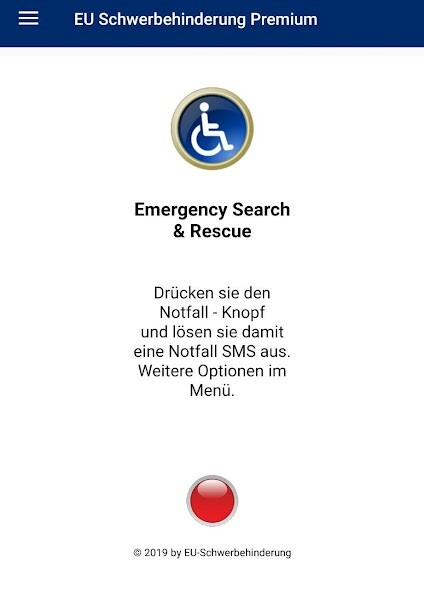 Run android online APK EU-Schwerbehinderung - Home call & emergency app from MyAndroid or emulate EU-Schwerbehinderung - Home call & emergency app using MyAndroid