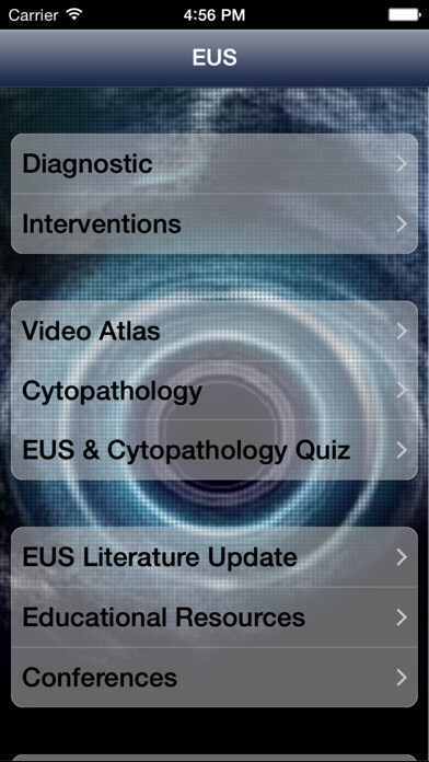Emulate iPhone app EUS - Diagnostic and Interventional Endoscopic Ultrasound using MyAndroid Emulate iPhone app EUS - Diagnostic and Interventional Endoscopic Ultrasound using MyAndroid