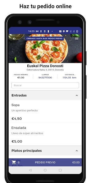 Run android online APK Euskal Pizza from MyAndroid or emulate Euskal Pizza using MyAndroid