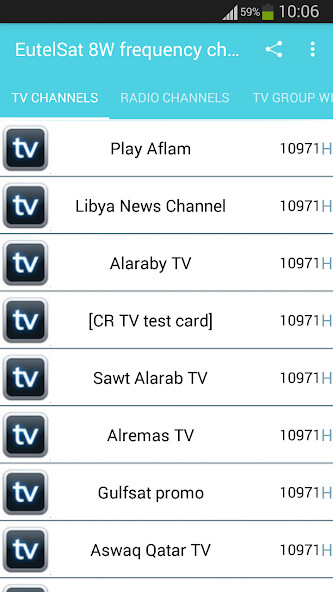 Run android online APK EutelSat 8W Frequency Channels from MyAndroid or emulate EutelSat 8W Frequency Channels using MyAndroid Run android online APK EutelSat 8W Frequency Channels from MyAndroid or emulate EutelSat 8W Frequency Channels using MyAndroid