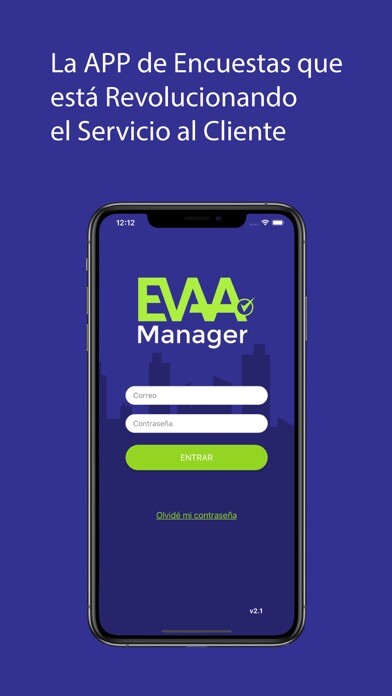 Emulate iPhone app EVAA Manager using MyAndroid