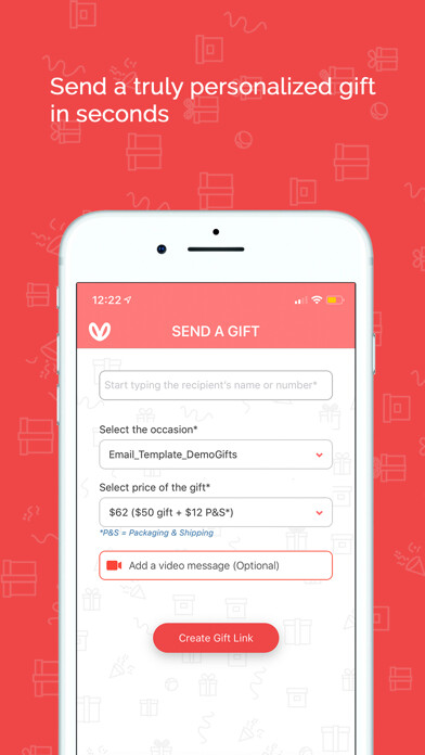 Emulate iPhone app Eva Gifting Assistant using MyAndroid