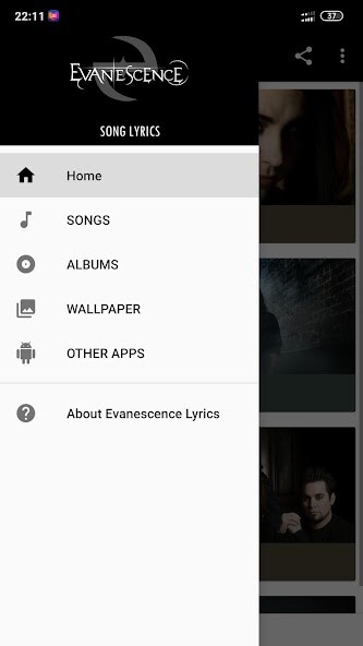 Run android online APK Evanescence Lyrics from MyAndroid or emulate Evanescence Lyrics using MyAndroid