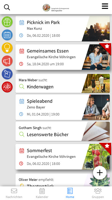 Emulate iPhone app Evangelische Kirche Vöhringen using MyAndroid Emulate iPhone app Evangelische Kirche Vöhringen using MyAndroid