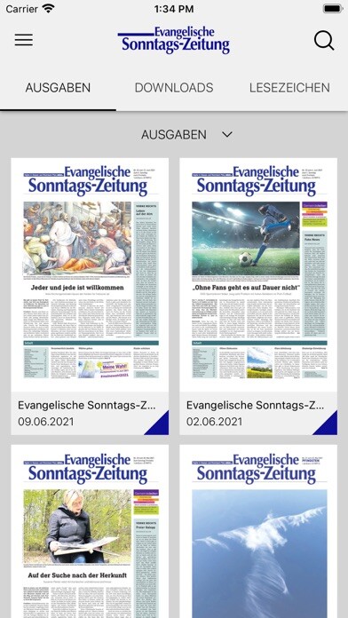 Emulate iPhone app Evangelische Sonntags Zeitung using MyAndroid Emulate iPhone app Evangelische Sonntags Zeitung using MyAndroid