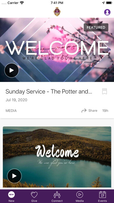 Emulate iPhone app Evangel Temple, Inc using MyAndroid