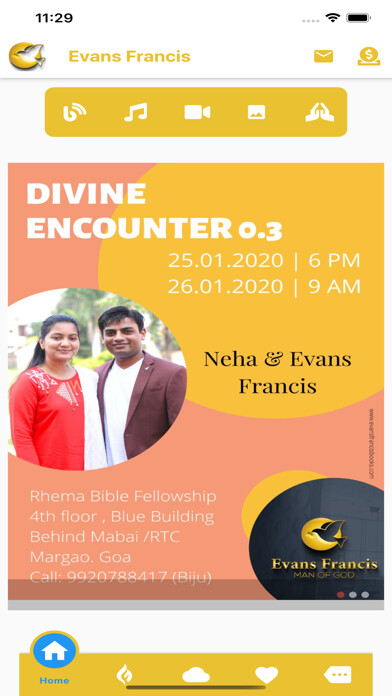 Emulate iPhone app Evans Francis using MyAndroid