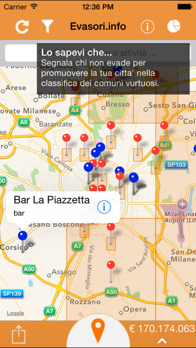 Emulate iPhone app Evasori.info using MyAndroid