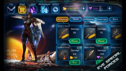 Emulate iPhone app Eva Special Forces-Galaxy Hunter Code Friya using MyAndroid Emulate iPhone app Eva Special Forces-Galaxy Hunter Code Friya using MyAndroid