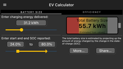 Emulate iPhone app EV Battery using MyAndroid