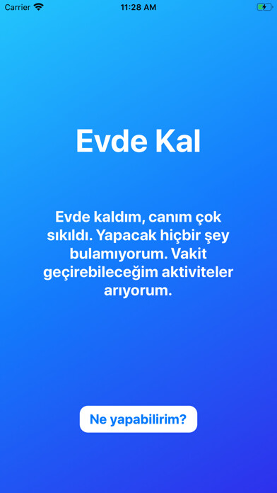 Emulate iPhone app Evde Kal using MyAndroid