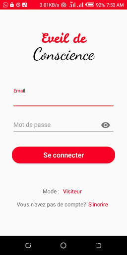 Run android online APK Eveil de Conscience from MyAndroid or emulate Eveil de Conscience using MyAndroid