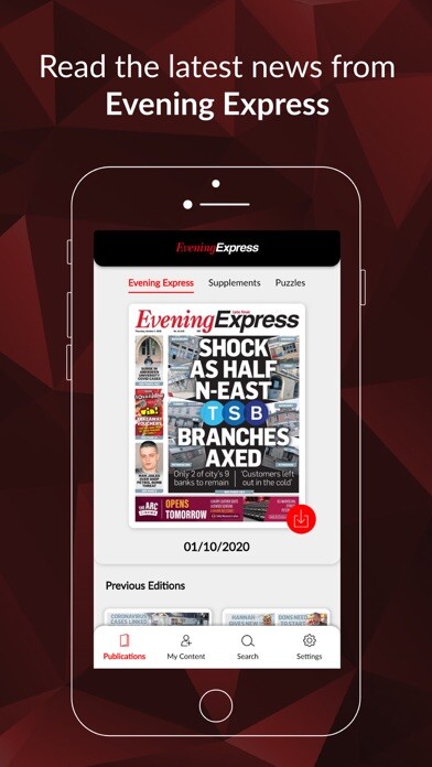 Emulate iPhone app Evening Express ePaper using MyAndroid Emulate iPhone app Evening Express ePaper using MyAndroid