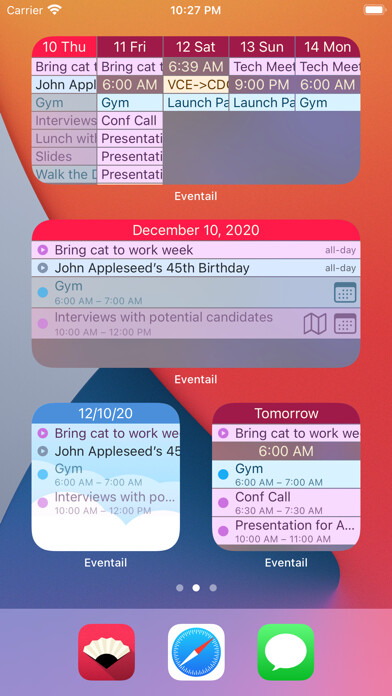Emulate iPhone app Eventail using MyAndroid