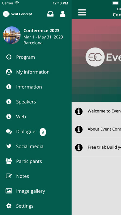 Emulate iPhone app Event Concept by Ventla using MyAndroid Emulate iPhone app Event Concept by Ventla using MyAndroid