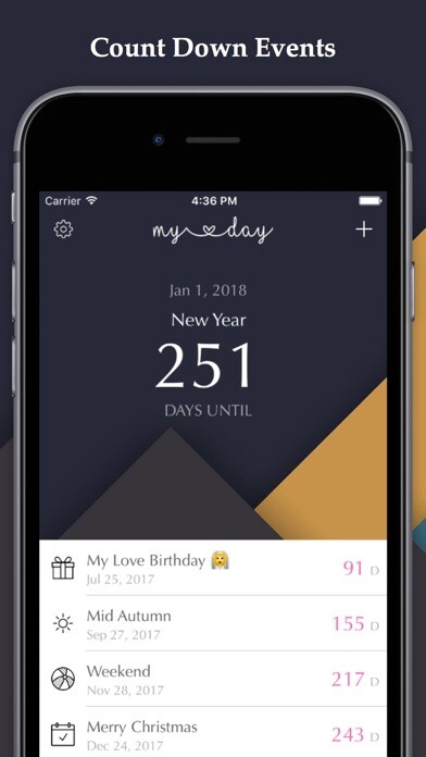 Emulate iPhone app Event Countdown - Count Down Event, Anniversary using MyAndroid Emulate iPhone app Event Countdown - Count Down Event, Anniversary using MyAndroid