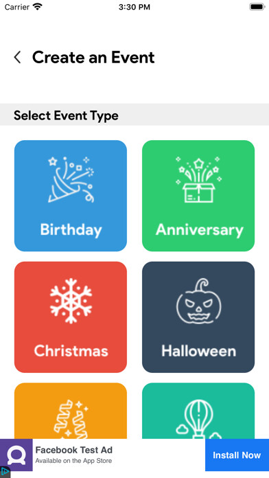 Emulate iPhone app Event Countdown Reminder using MyAndroid Emulate iPhone app Event Countdown Reminder using MyAndroid