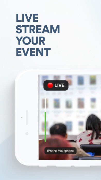 Emulate iPhone app EventLive - Stream Your Event using MyAndroid