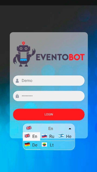 Emulate iPhone app EventoBot Qr Scanner using MyAndroid