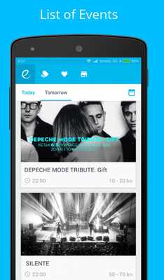 Emulate Android APK Eventos - Experience Zagreb