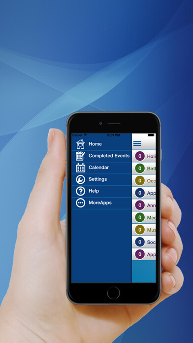 Emulate iPhone app Event Reminder - CountDown for your event using MyAndroid