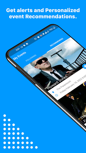 Run android online APK eventseeker - events, concerts from MyAndroid or emulate eventseeker - events, concerts using MyAndroid
