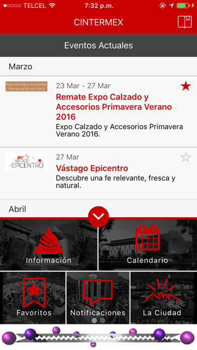 Emulate iPhone app Events in Cintermex using MyAndroid Emulate iPhone app Events in Cintermex using MyAndroid