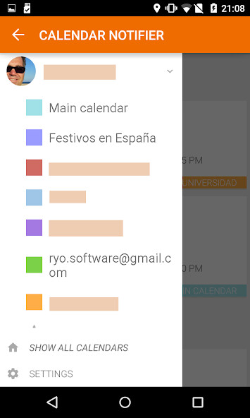 Run android online APK Events Notifier for Calendar from MyAndroid or emulate Events Notifier for Calendar using MyAndroid Run android online APK Events Notifier for Calendar from MyAndroid or emulate Events Notifier for Calendar using MyAndroid