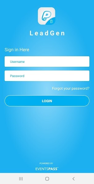 Run android online APK EventsPass LeadGen from MyAndroid or emulate EventsPass LeadGen using MyAndroid