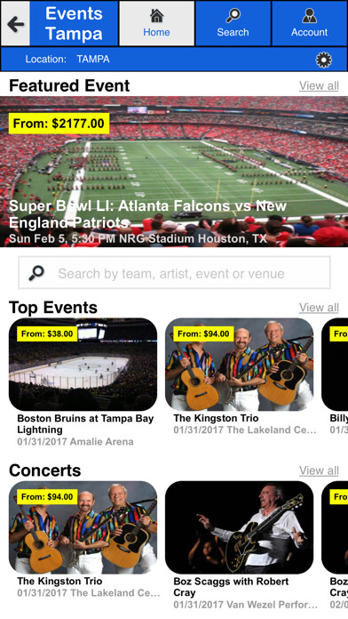 Emulate iPhone app Events Tampa using MyAndroid Emulate iPhone app Events Tampa using MyAndroid