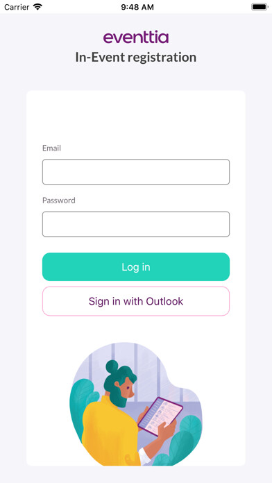 Emulate iPhone app Eventtia Registration using MyAndroid