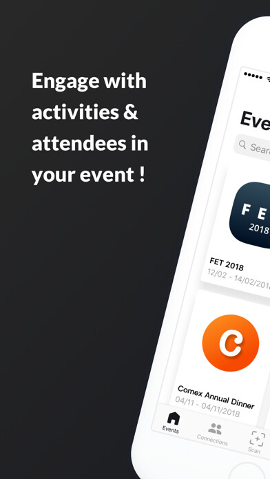 Emulate iPhone app EventX using MyAndroid