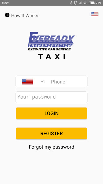 Emulate iPhone app Eveready Cab using MyAndroid Emulate iPhone app Eveready Cab using MyAndroid