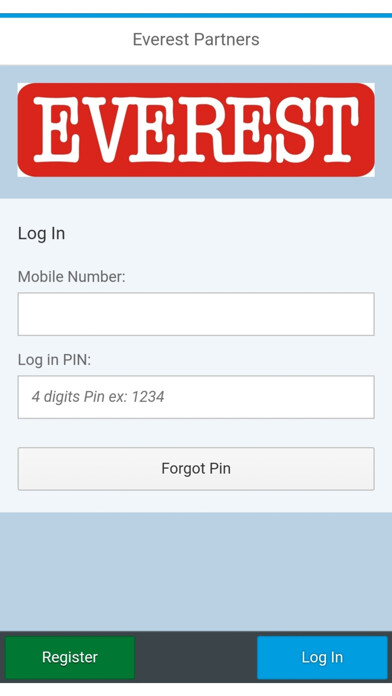 Emulate iPhone app Everest Partners using MyAndroid