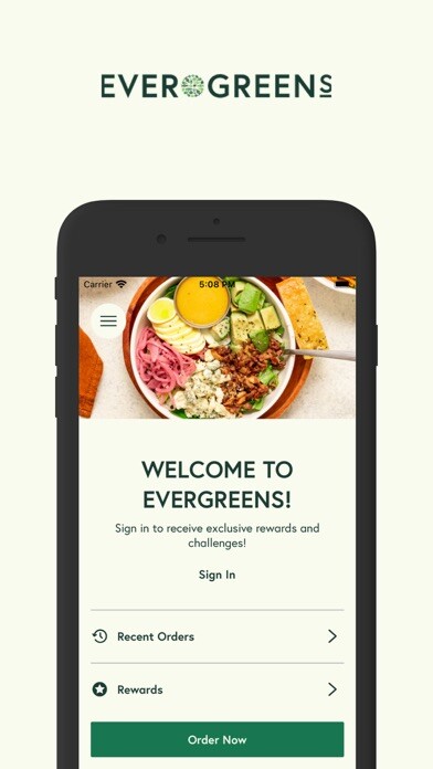 Emulate iPhone app Evergreens Salad using MyAndroid Emulate iPhone app Evergreens Salad using MyAndroid