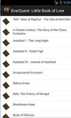 Emulate Android APK EverQuest Little Book of Lore Emulate Android APK EverQuest Little Book of Lore