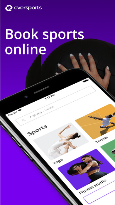 Emulate iPhone app EVERSPORTS Book & Find Sports using MyAndroid Emulate iPhone app EVERSPORTS Book & Find Sports using MyAndroid
